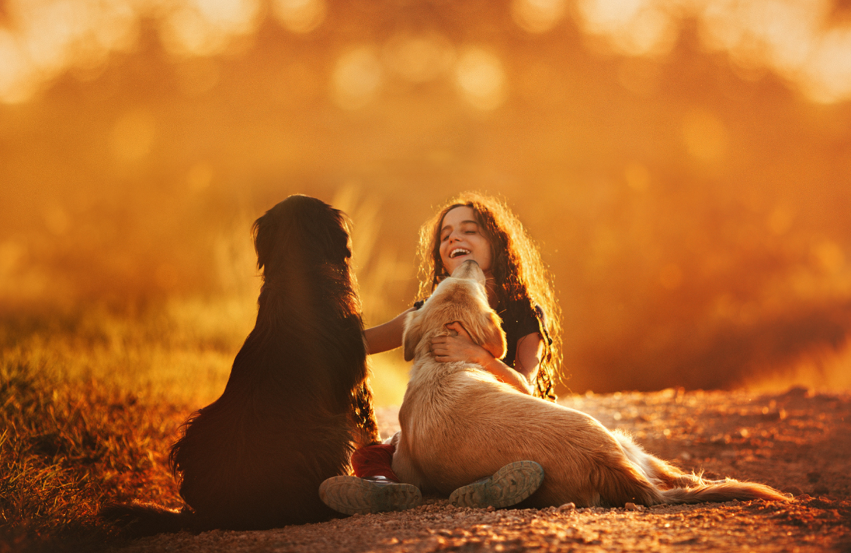 Ground-level positioning  - kids photoshoot