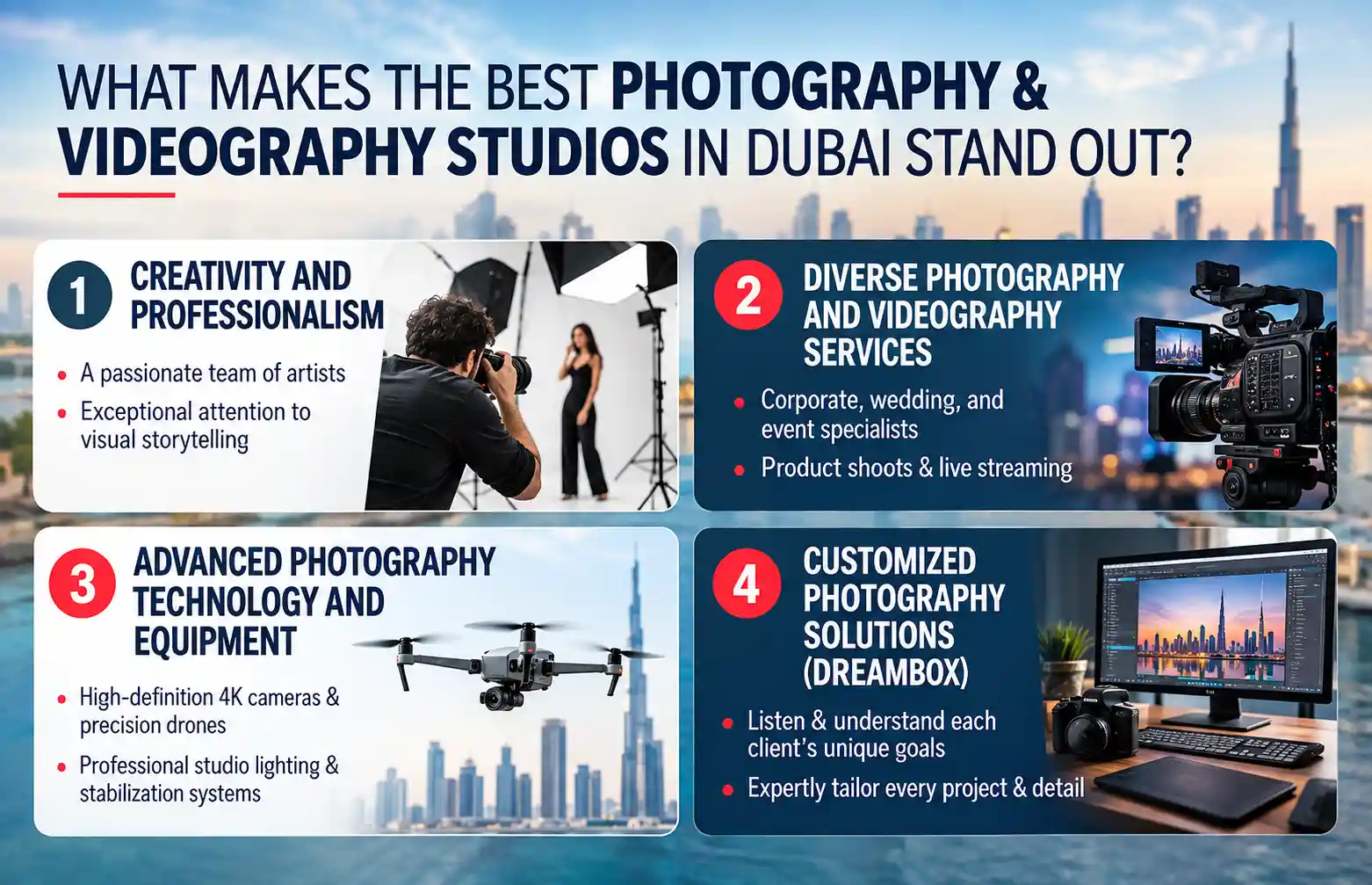 What Make the Best Photography and Videography Studio in Dubai