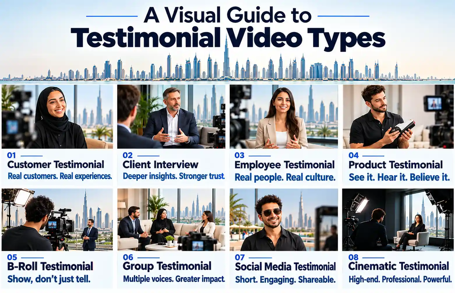 Testimonial Videos Types