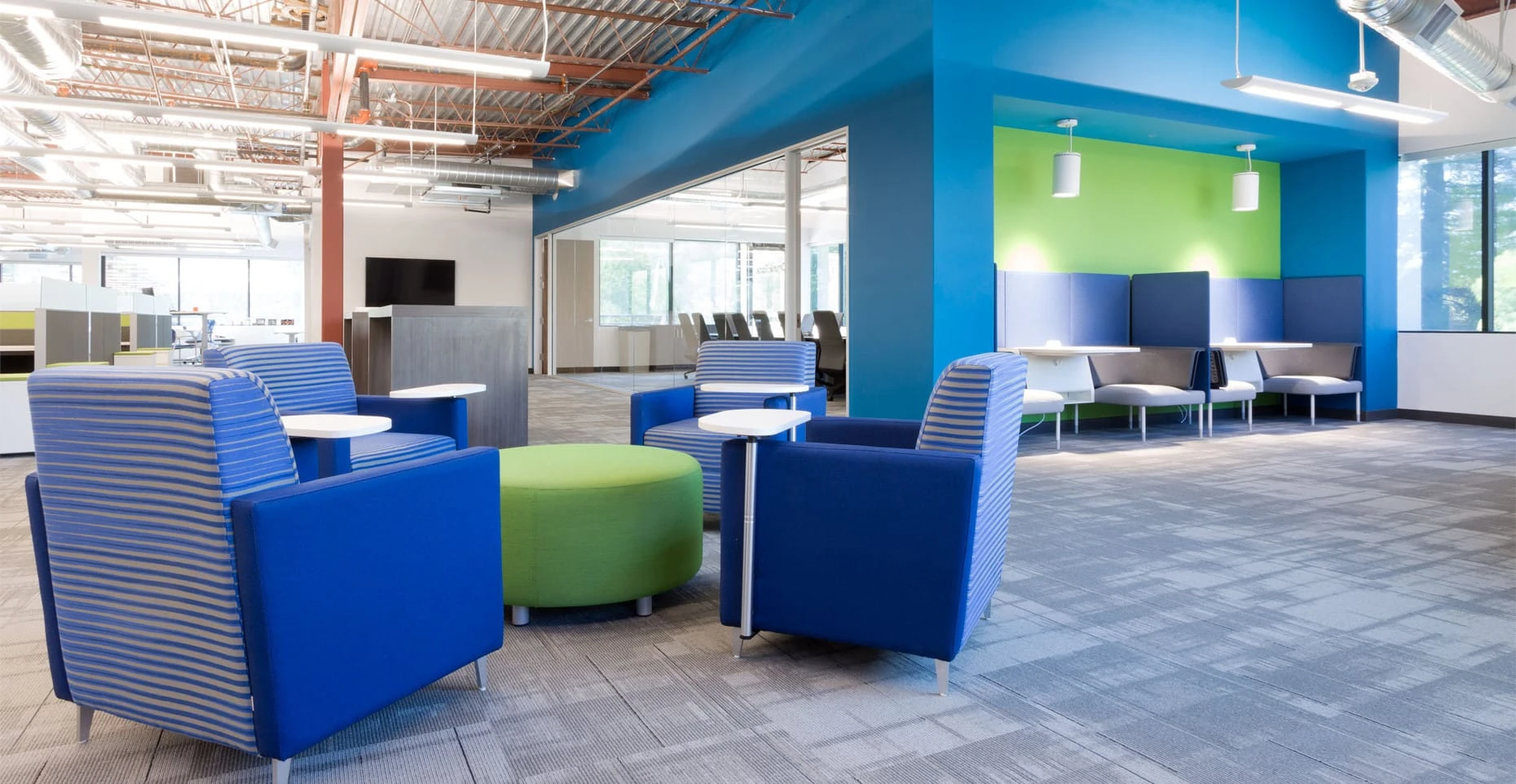 Unchained Corporate HQ by Interior Motions uses Herman Miller Furniture